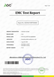 CE EMC test report